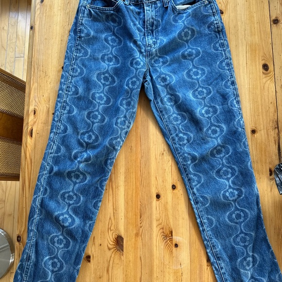 Aritzia kaleidoscope jeans! Straight cut size 10 - Picture 2 of 4